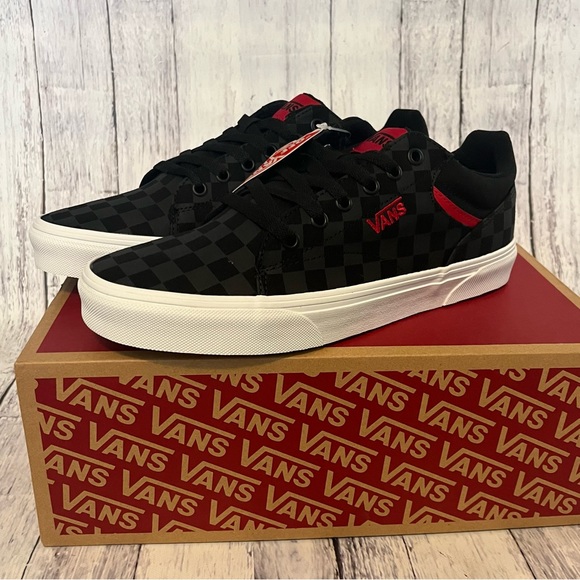 Vans Other - 👟 VANS Seldan Checkerboard Black size 9.5 👟